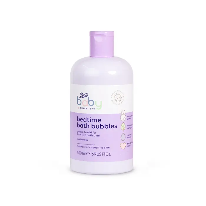 Picture of Boots Baby Bath bubbles 500ml, Made in UK