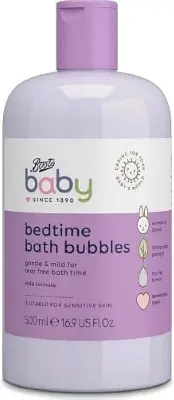 Picture of Boots Baby Bath bubbles 500ml, Made in UK