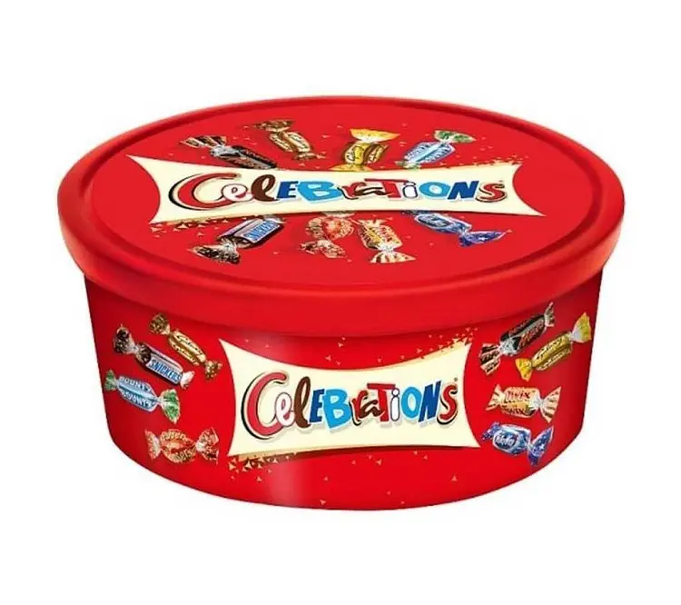 Picture of Celebrations Chocolate Box Tub 650gm, Made in UK Wholesale Express BD