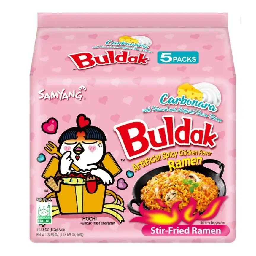 Picture of Samyang Carbo Hot Chicken Flavor Ramen Family Pack 650gm Wholesale Express BD