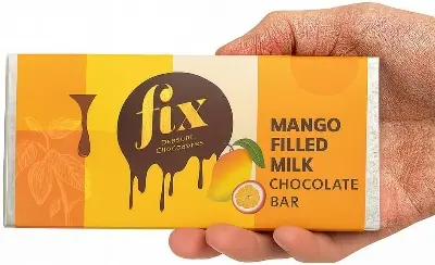 Picture of Fix Dessert Chocolatier Kunafa Pistachio – Luxury Dubai Chocolate Bar Mango 200g