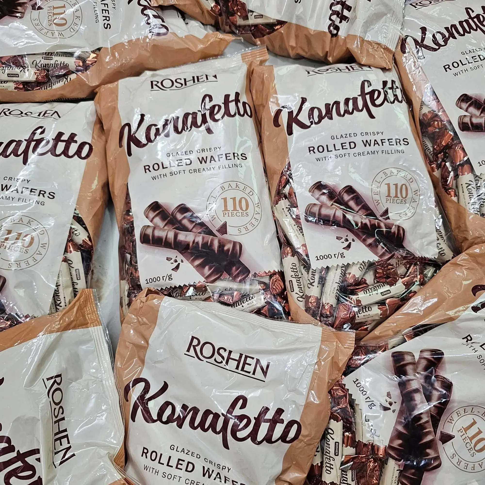 Picture of Roshen Konafetto Chocolate Pack 1 Packet 1Kg=110Pcs