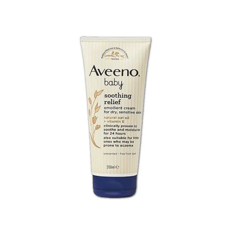 Picture of Aveeno Baby Soothing Relief Emollient Cream - 200ml, Made in UK