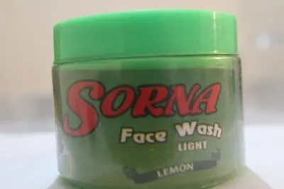 Picture of SORNA Face Wash Light _ Men Skin Care _ LEMON- 250 gm - Face Wash For Men