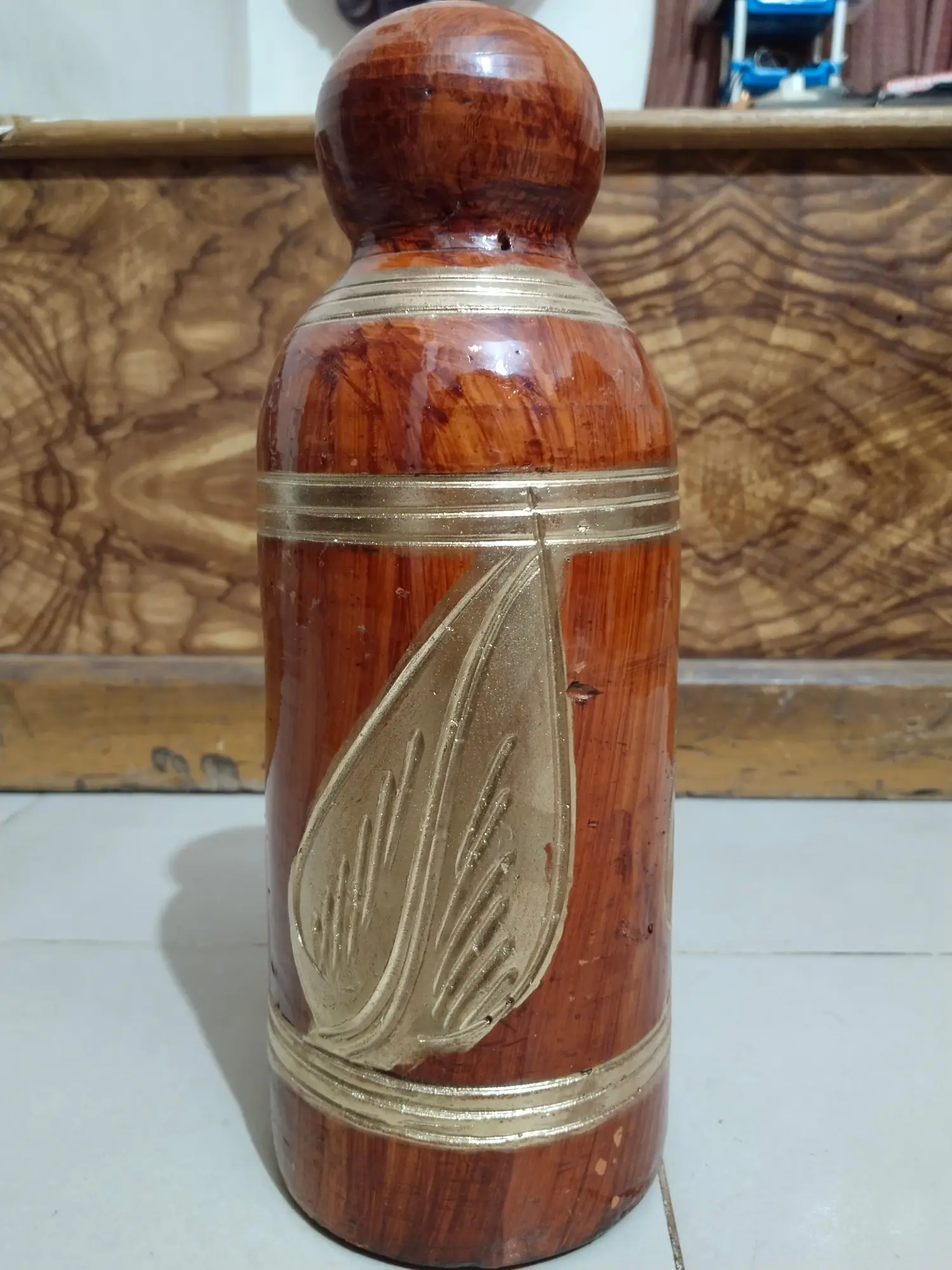 Picture of Clay_ bank only money save _ Small _ matir bank nokshi bank_Grameen Bank - 1 pcs