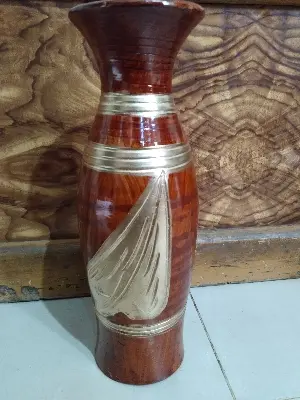 Picture of Matir Fuldani flower vase_Clay Flower Vase King size 12 inch