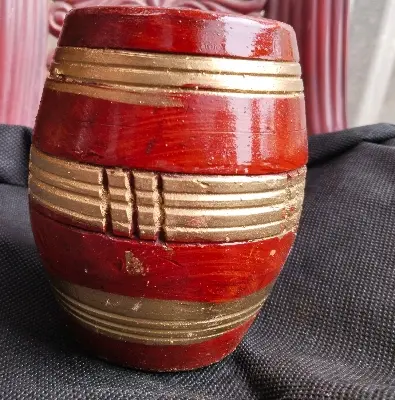 Picture of Matir Fuldani flower vase_Clay Flower Vase _Small_ size -5 inch