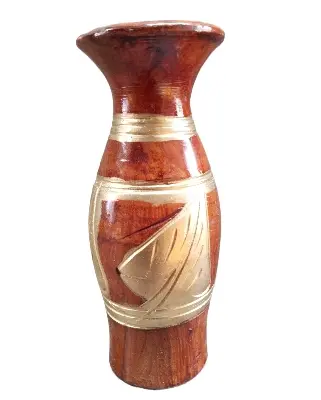 Picture of Matir Fuldani flower vase_Clay Flower Vase medium size-( 1 pces)