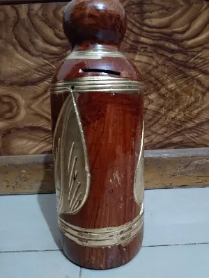 Picture of Clay_ bank only  _ matir bank nokshi bank_Grameen Bank-11 inche  - 1 pcs