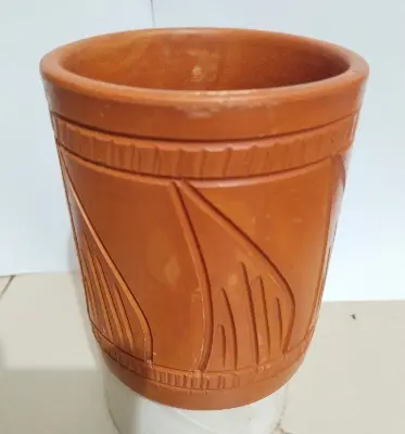 Picture of Clay Pen Holder/Matir Kolom dani _ New design _ Mini Flower Vase for Home Decor