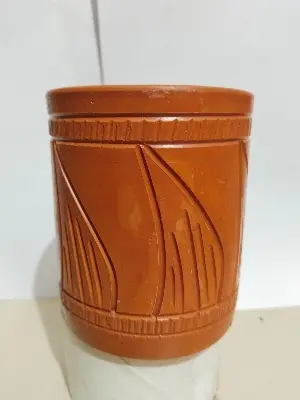 Picture of Clay Pen Holder/Matir Kolom dani _ New design _ Mini Flower Vase for Home Decor