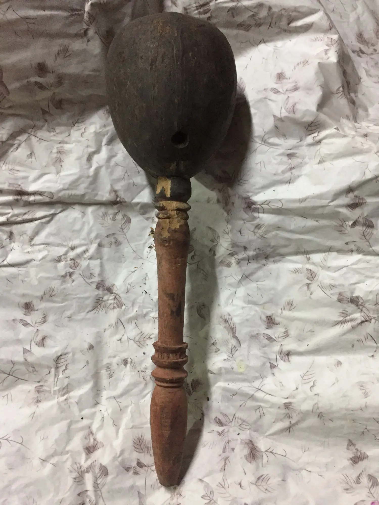 Picture of Vintage-Inspired Wooden Mortar and Pestle for Kitchen Grinding - Hokkah-1Pices