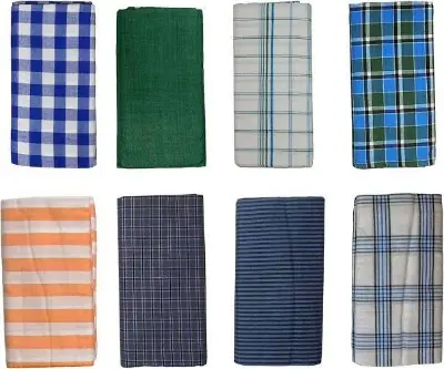 Picture of Lungi New Design  Hand Made Cotton & Polyster Lungi