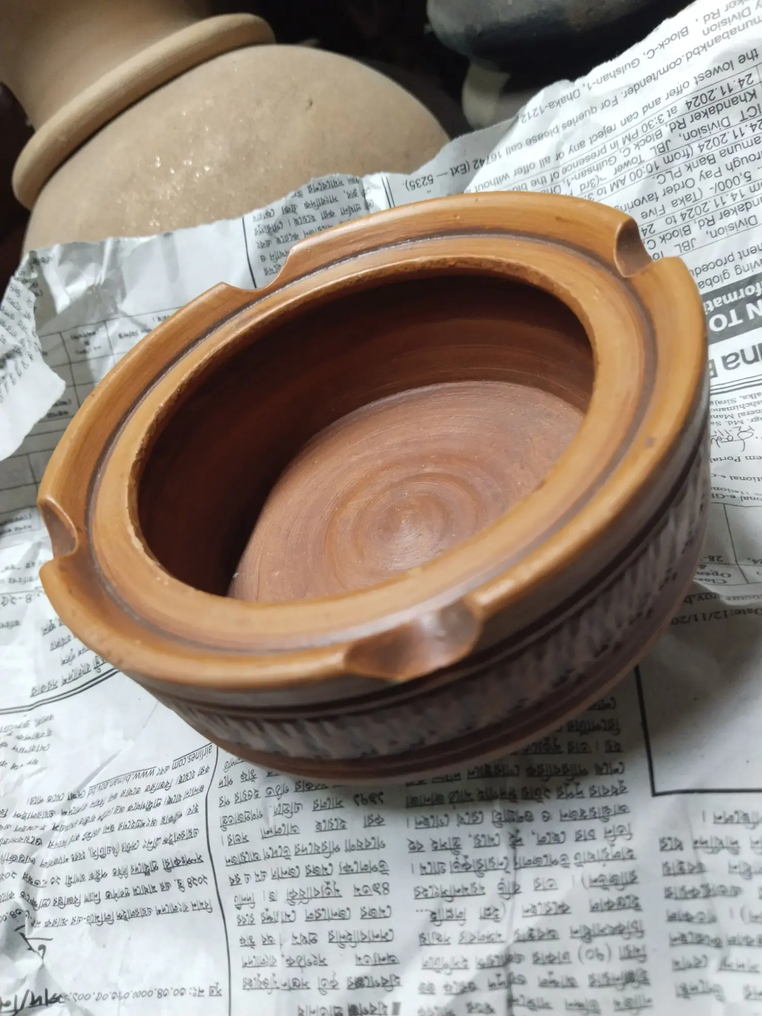Picture of Smoking  Ashtray  Matir Hand Made New