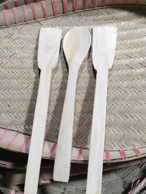 Picture of wooden Spoon New design Handmade Wooden 3 Set Wooden Spoon