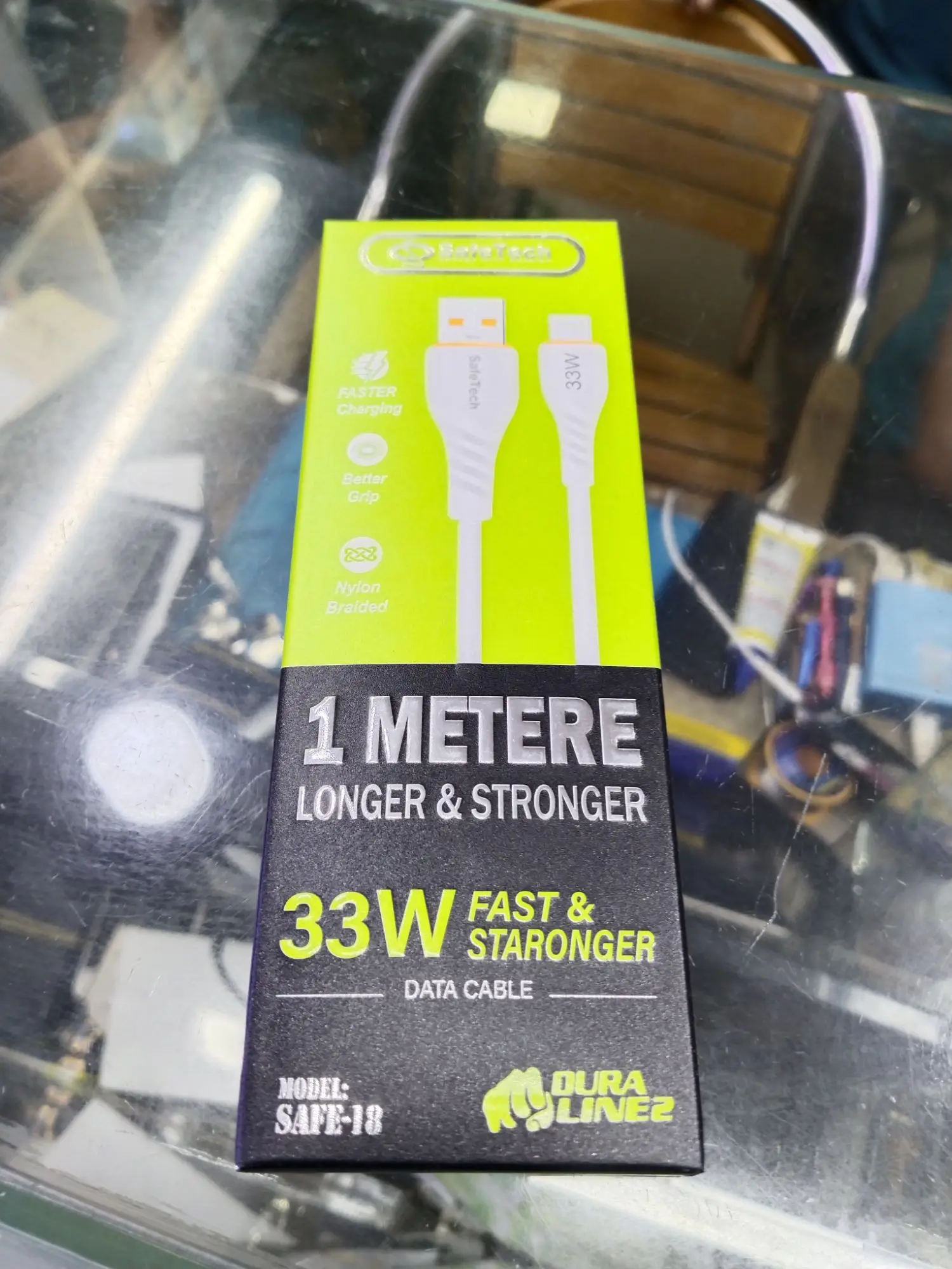 Picture of Data Cable 1 Meter Longer & Stronger 33 W Data Cable