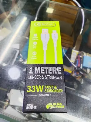 Picture of Data Cable 1 Meter Longer & Stronger 33 W Data Cable