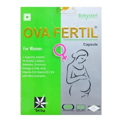Picture of Ova Fertil 30 Capsules - Female Fertility Supplement