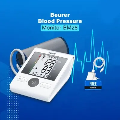 Picture of Beurer BM 28 Digital Blood Pressure Monitor - 3 Years Replacement Warranty - Made in Germany(White)