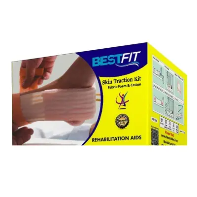 Picture of BestFit Medical Skin Traction Set – Adjustable Leg Pain Relief Support(Gold)