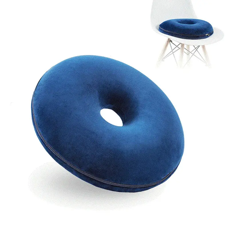 Picture of Donut Pillow Seat for Chair – Ergonomic Coccyx Cushion Foam Ring Cushion for Sitting Comfort and Tailbone Support – Ideal for Home, Office, and Travel Use