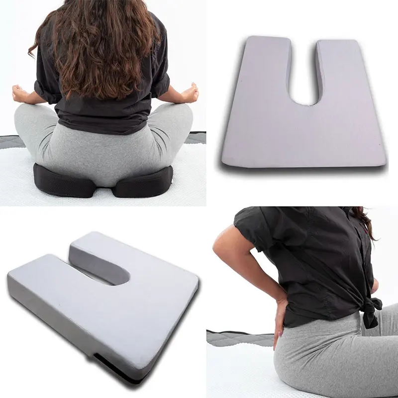 Picture of U-Shaped Coccyx Cushion – Memory Foam Seat for Tailbone, Sciatica & Back Pain Relief | Ideal for Car & Office Chairs