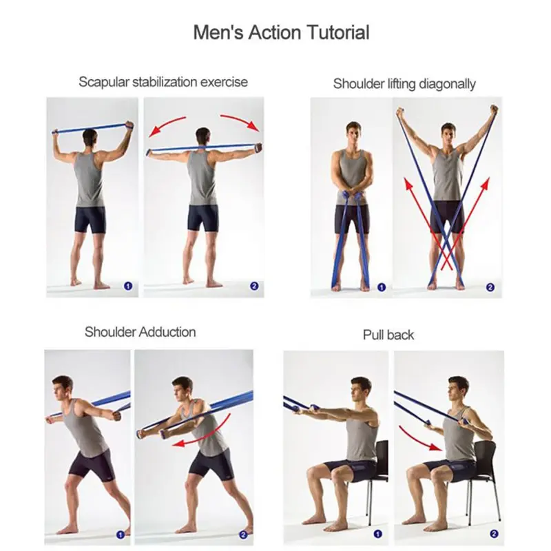 Picture of TheraBand Resistance Exercise Band – Latex-Free, Tear-Resistant Elastic Band for Physiotherapy, Yoga, Stretching & Workout | Fitness Rubber Band for Gym, CrossFit, Pilates Training