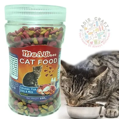 Picture of Kitten Cat Food for Deshi Cat 100gm (Chicken, Milk and Fish Flavour) 100gm