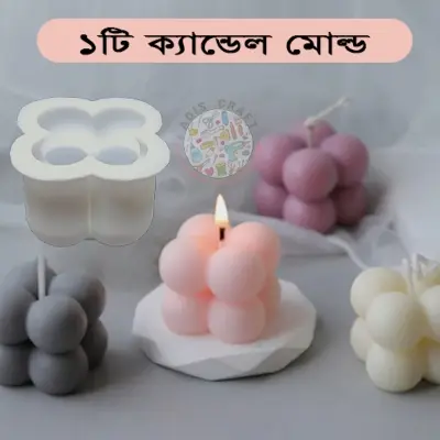 Picture of Silicone DIY Candles Mould Aromatherapy Plaster Candle 3D Hand-made