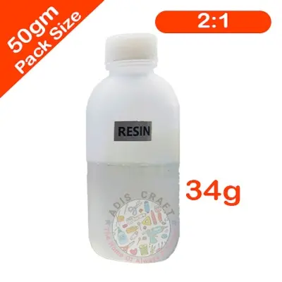 Picture of 2:1 Premium Clear Epoxy Resin With Hardener 50gm Pack