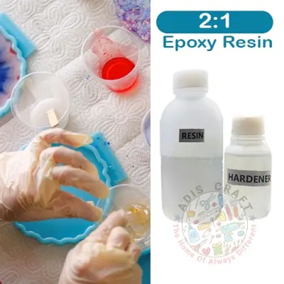 Picture of Loose 2:1 Epoxy Resin With Hardener 50gm 100gm 150gm 1kg Economy Pack