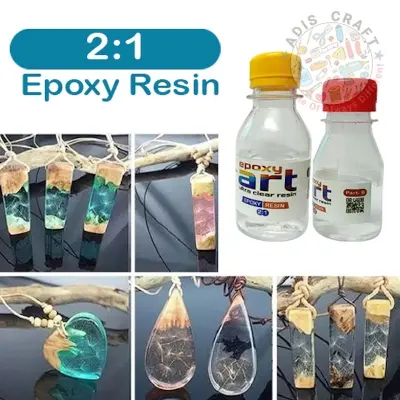 Picture of Ultra Clear 2:1 Epoxy Resin With Hardener 50gm 100gm 150gm 1kg Economy Pack