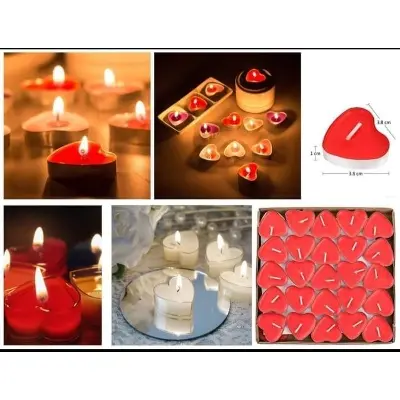 Picture of Love candle 25pc - Red