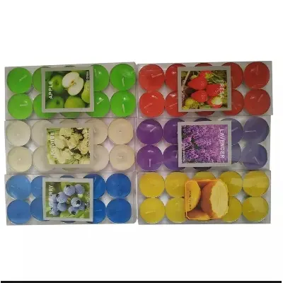 Picture of Tea light scented candle - Multicolor