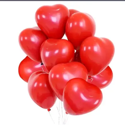 Picture of Heart Shape Love Balloon - 20Pieces - Red