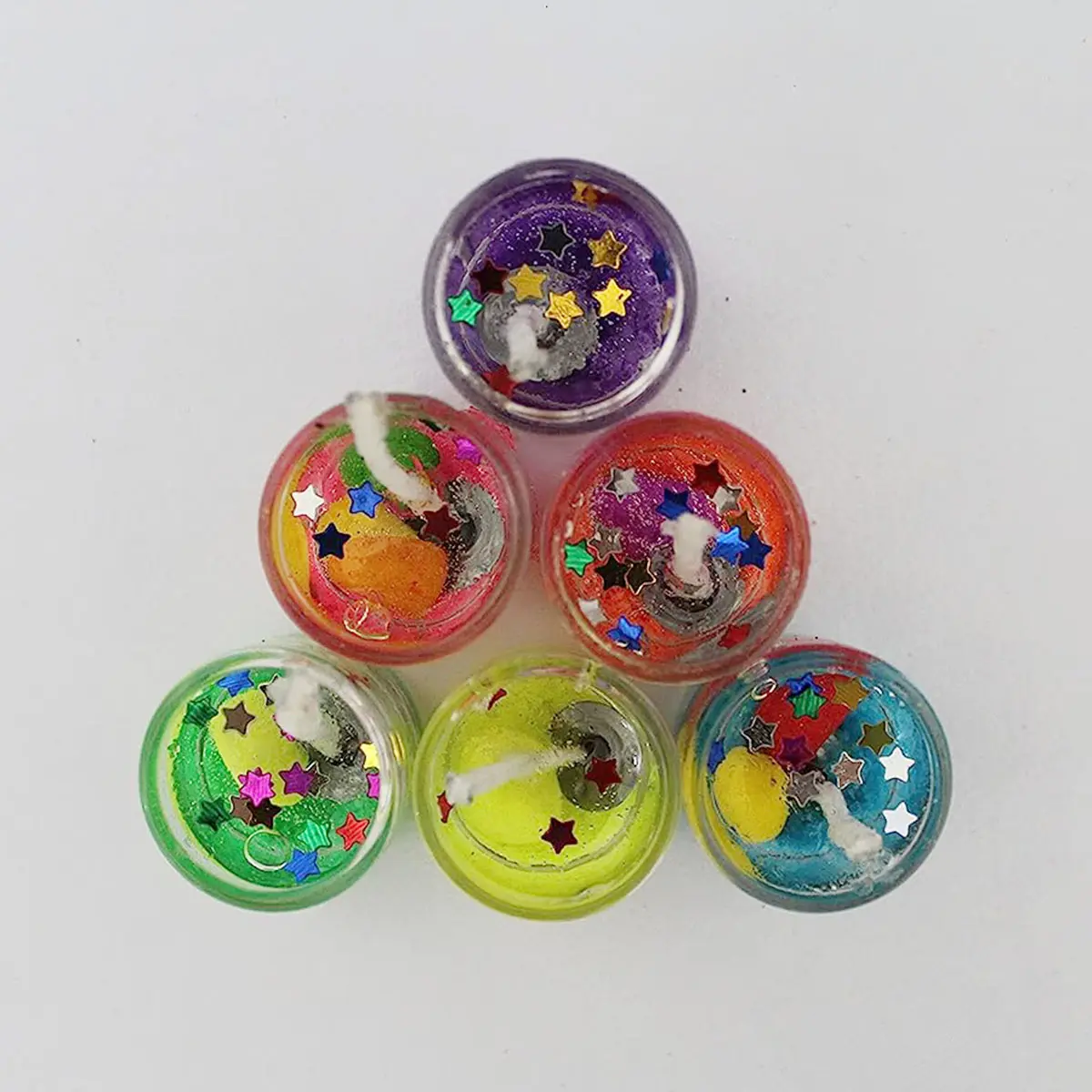 Picture of Gel candle/Jelly Candle Multicolor-Pieces/Romantic Jelly Candle Multicolor for home decoration - Multicolor