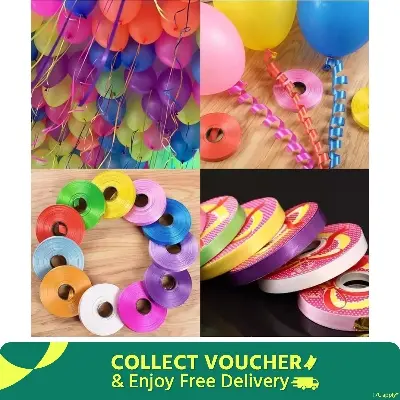 Picture of Ribbon/curling ribbon/plastic ribbon/balloon ribbon - Multicolor
