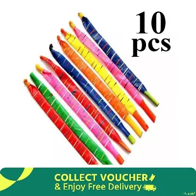 Picture of Flying rocket balloon 10 pc - Multicolor
