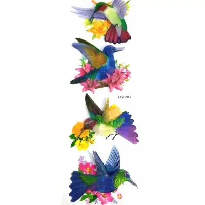 Picture of 3D- bird sticker-4pc - Multicolor