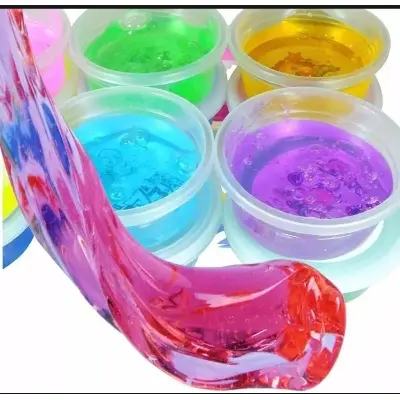 Picture of Slime box/ gel clay for kids play-3pc - Multicolor