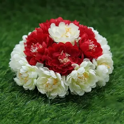 Picture of Flower khopa/Artificial flower khopa/Bride khopa ful/Fuler khopa - White