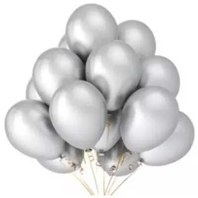 Picture of Silver balloon/silver monty balloon/Monty balloon-20pc - Silver