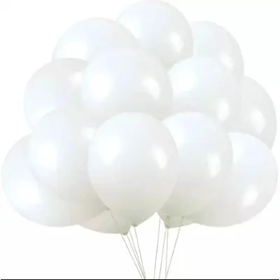 Picture of White balloon/white monty balloon-20pc/Monty balloon-20pc - White