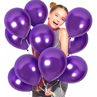 Picture of Purple balloon-20/purple monty balloon-20pc - Purple