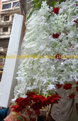 Picture of Rose gajra/rose gajra flower/golap gajra - White