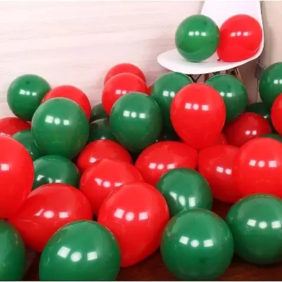 Picture of Red and green balloon-50pc/Monty red and green balloon 50pc package