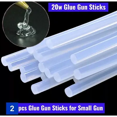 Picture of Glue stick-3pc/Glue Stick for 20w Glue Gun- Small-3pc/20 Wat Hot Melt (Thin) Stick Glue - White