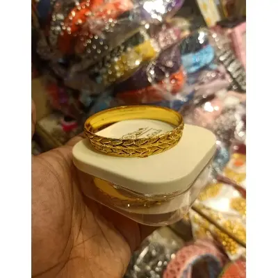 Picture of Gold Plated Pearl Work Churi For Women/Churi For Woman And Girls - Churi