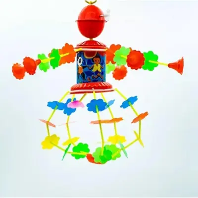 Picture of New born baby round toy/Marry Go Round Musical & Visual Toy For Your New Born Baby, No batteries - Multicolor