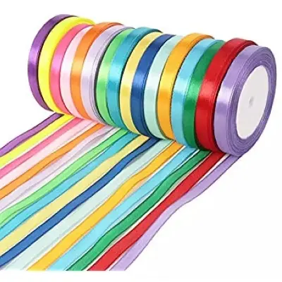 Picture of Ribbon fita/Happy Birthday Ribbon Decoration- 1Pcs/0.5 half inch ribbon fita - Multicolor